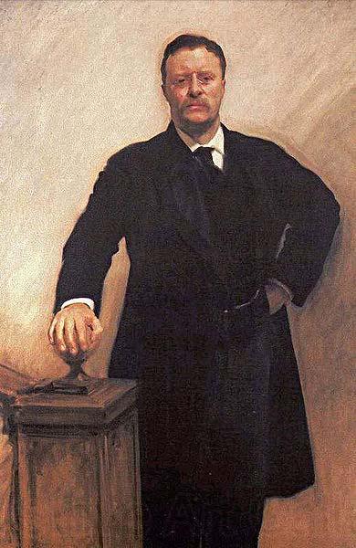 John Singer Sargent Theodore Roosevelt, France oil painting art